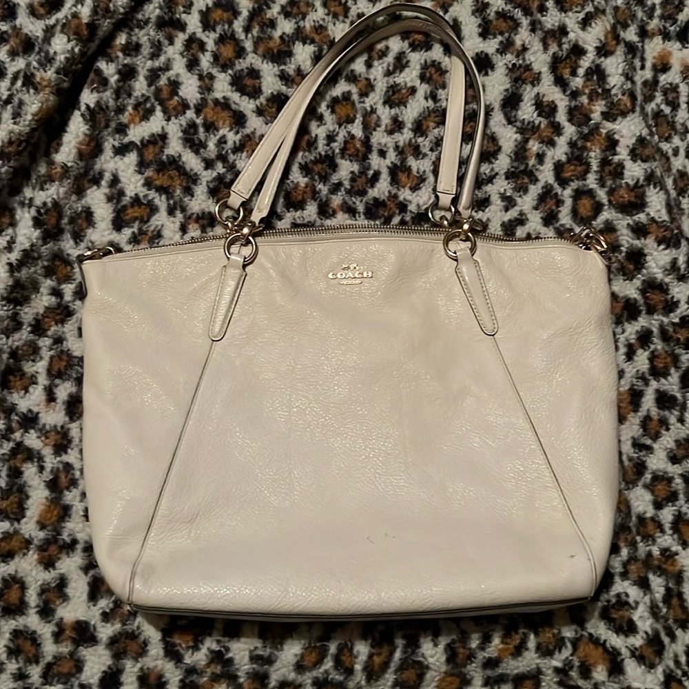 Coach handle satchel bag